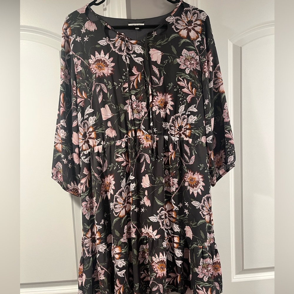 Comfortable dress!! Super cute pattern!
